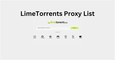 LimeTorrents Proxy (April 2024) Mirror To Unblock.